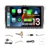Android 13 2+32G Car Radio With Navigation Radio Screen Handsfree Support Android Auto Carplay Smart With 32GB Card