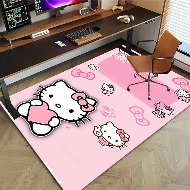 1 шт. Ковер Hello Kitty Коврик для офиса Наружный коврик Декор для дома Ковер для зоны Фестивальный подарок