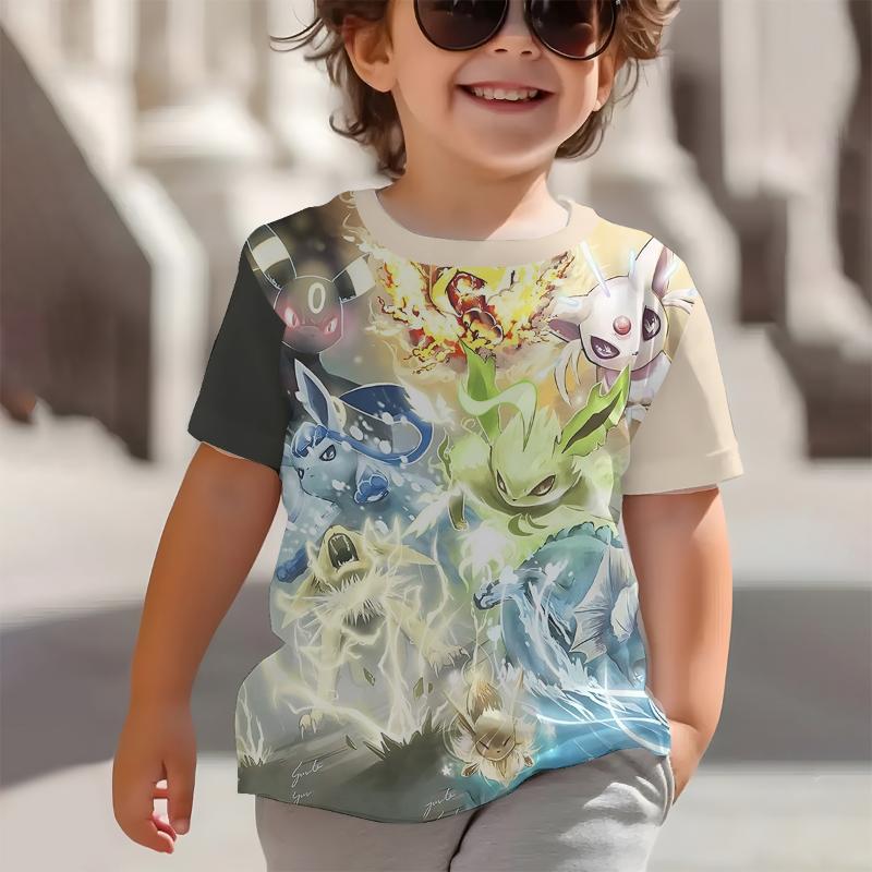 3D-принт милый Пикачу аниме покемоны детская одежда от 5 до 14 лет мужская верхняя одежда для детей мальчик девочка ребенок футболка топ