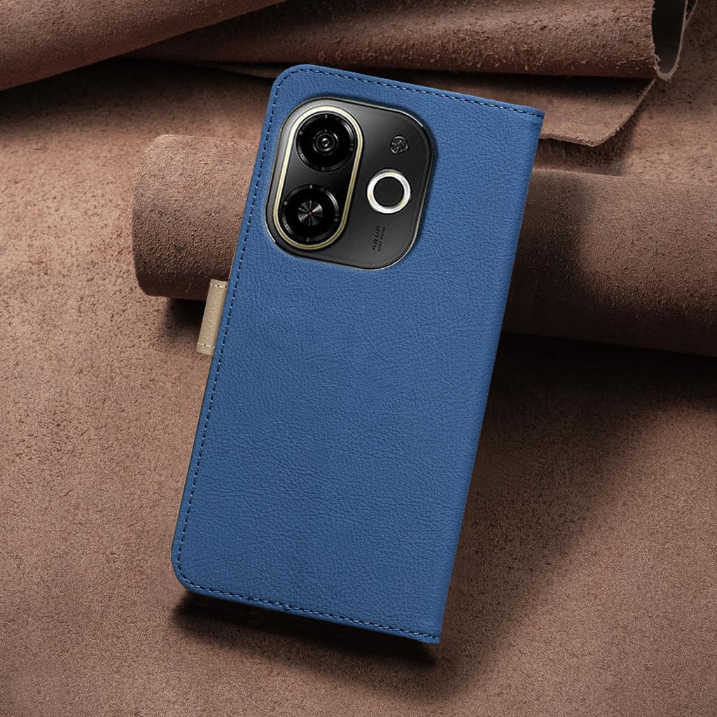 Чехол-книжка из кожи для Tecno POP9 Spark Go 20 Pro+ 30 Pro 30C Camon 30 Pova 6 Чехол Бампер Мягкая Бизнес Задняя Крышка BF36