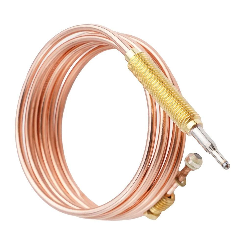 1Set M6 Thermocouple Replacement Set 60/90/120/150cm Universal Thread Gas Stove Probe Gas Valve Induction Line