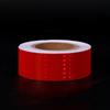 Red Selfadhesive Reflector PVC Tape High Visibility Reflective Warning Tape For Van Car Traffic Sign