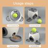 Yousheng Automatic Dog Ball Launcher Interactive Tennis Ball Indoor Outdoor Thrower Dog Fetch Ball Play Game for Small And Medium Dogs