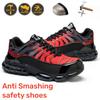 Air Cushion Steel Toe Unisex Work Safety Shoes Men Women Non Slip Sneakers Anti-Smash Puncture Proof  Security Breathable Shoes