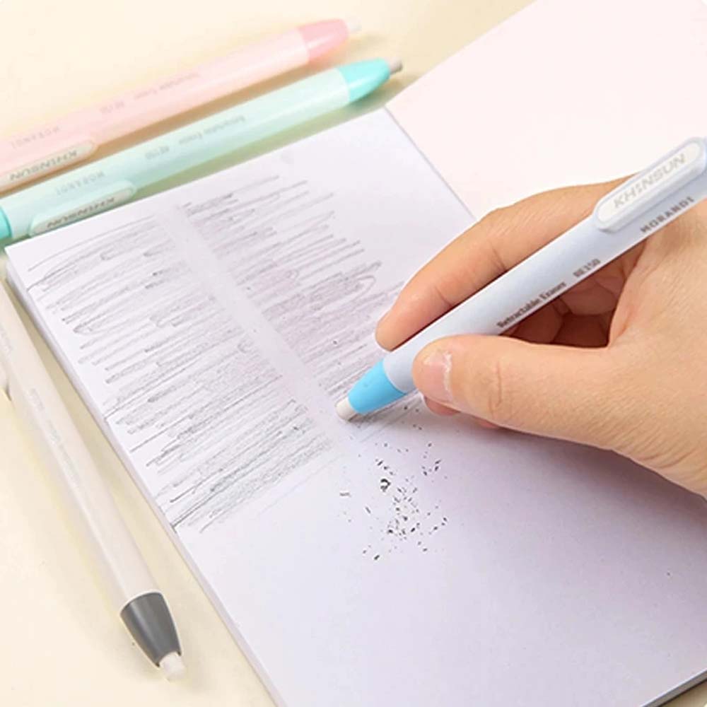 2 шт. сменный стержень для ластика Push-pull, чистый, легко заменяется, небольшая и портативная упаковка, подходит для рисования, обучения