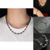 Fashionable Punk Style Cross Necklace Stunning Alloy Pendant Accessory For All
