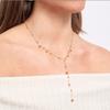 European and American Trendy Stainless Steel Women's Pendant Necklace with Personalized Tassels and Versatile Accessories