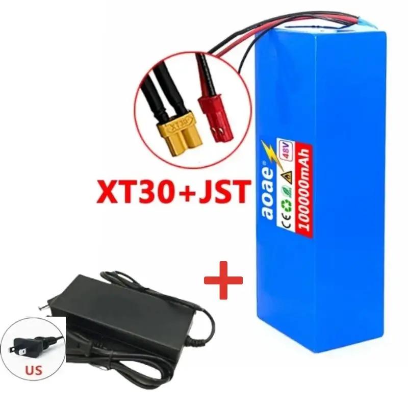 Оригинальный 48 В 13S5P 100 Ач литиевый аккумулятор для электромобиля 13S5P подходит для электроскутера, горного велосипеда 250-1000 Вт