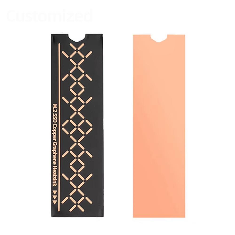 Copper Foil Layer SSD Heat Sink Fast Heatsink Thermal Pad Compact M.2 SSD Cooler Computer Cooling