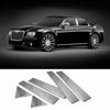 Для Chrysler 300 300C Dodge Magnum 2005-2010 стойки автомобиля Накладка на окно BC наклейки на колонку серебристого цвета