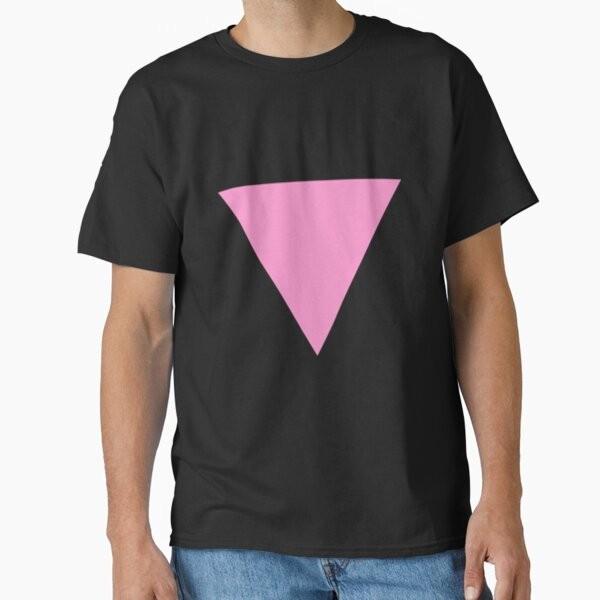 Pink Triangle Classic Tshirt Classic Tshirt Made In Usaaus Tshirt S2xl