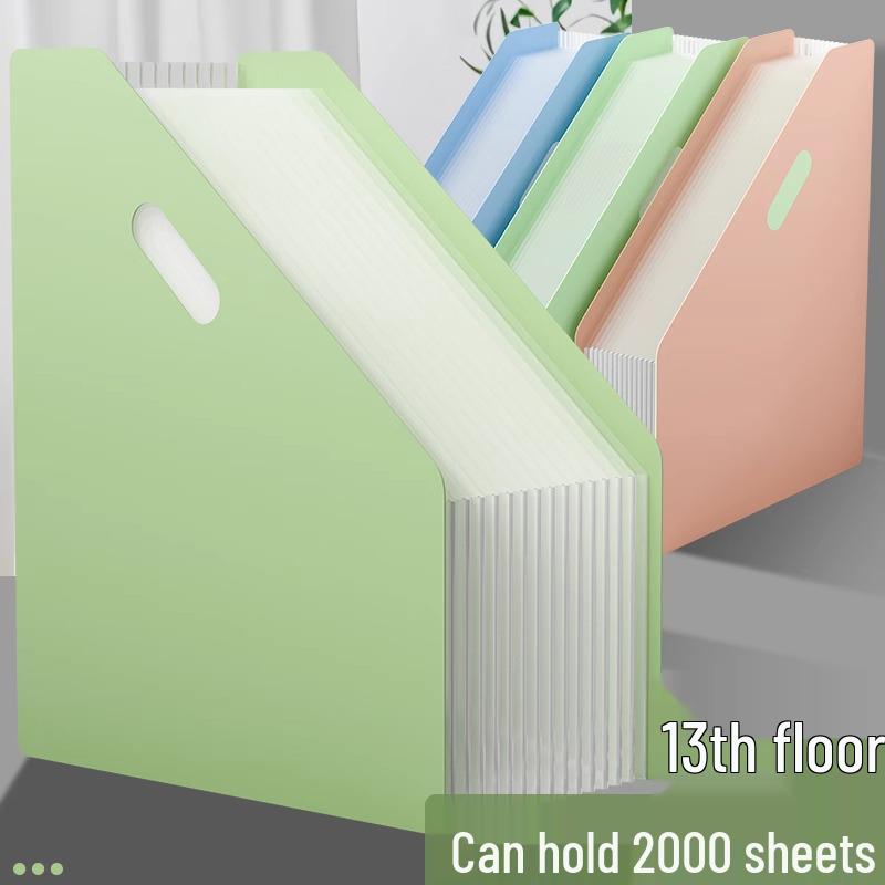 Папка-гармошка формата A4 с расширением - Настольный органайзер большой вместимости для студентов и офисного использования