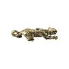 Solid Copper Tigers Keychain Trinket Car Keyrings Animal Figurines Tiger Key Chains DIY Hangings