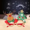 Creative Cute Adults Frame Holiday Photo Prop Children's Glasses Elk Glasses Christmas Decorations