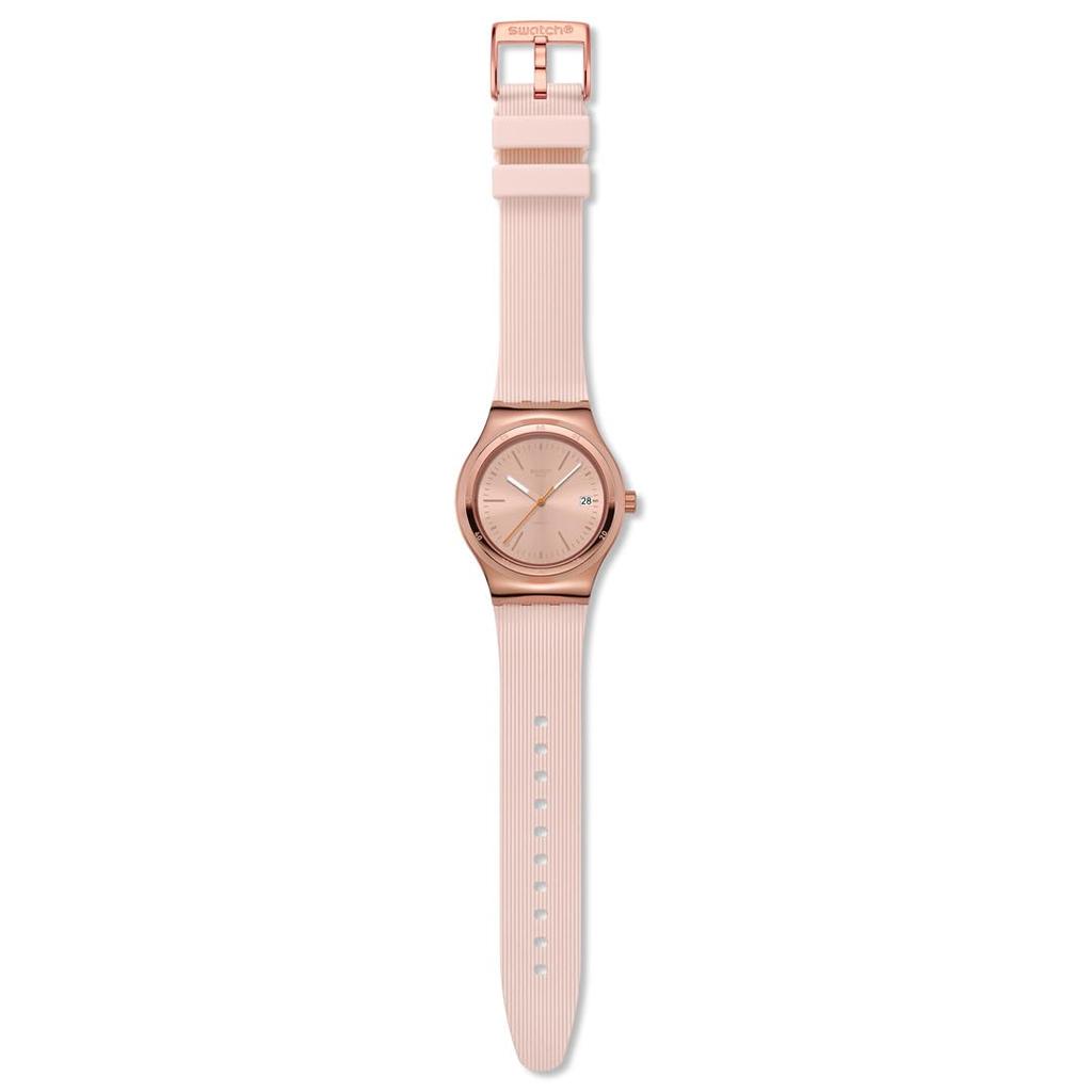 Swatch SECRET MOVES YIG402 Розовые наручные часы