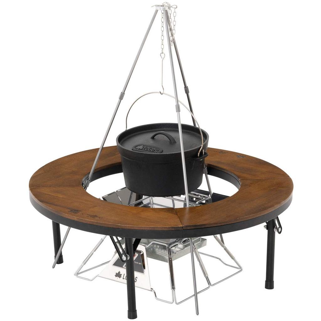 LOGOS Мини-штатив широкий 81063125 Серебристый Ширина 60 x Глубина 52 x Высота 79 см (ок.)