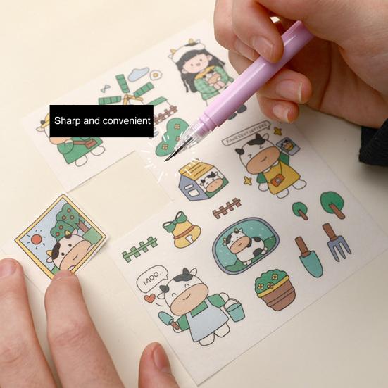 Ручка для резьбы, простой стиль, наконечник 0,5 мм, канцелярские принадлежности, ручка для резки бумаги, ручка для резки бумаги, ручка для резки бумаги, принадлежности для студентов