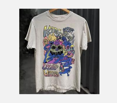 Редкая хлопковая футболка группы King Gizzard and the Lizard Wizard от S до 4XL
