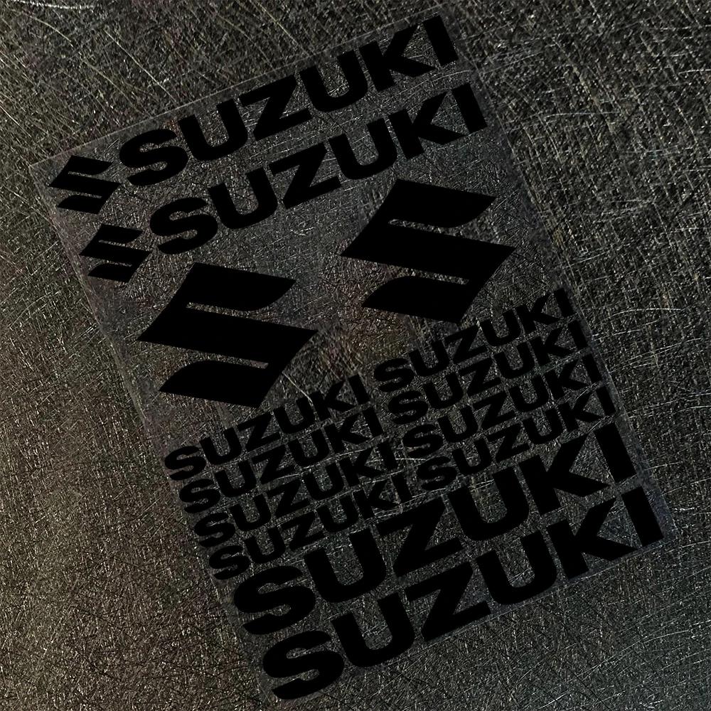 TLIN5 для мотоцикла Suzuki Декоративная наклейка Логотип с английской буквой Водонепроницаемая светоотражающая наклейка Набор логотипов на бак Эмблема на шлем Виниловый комплект