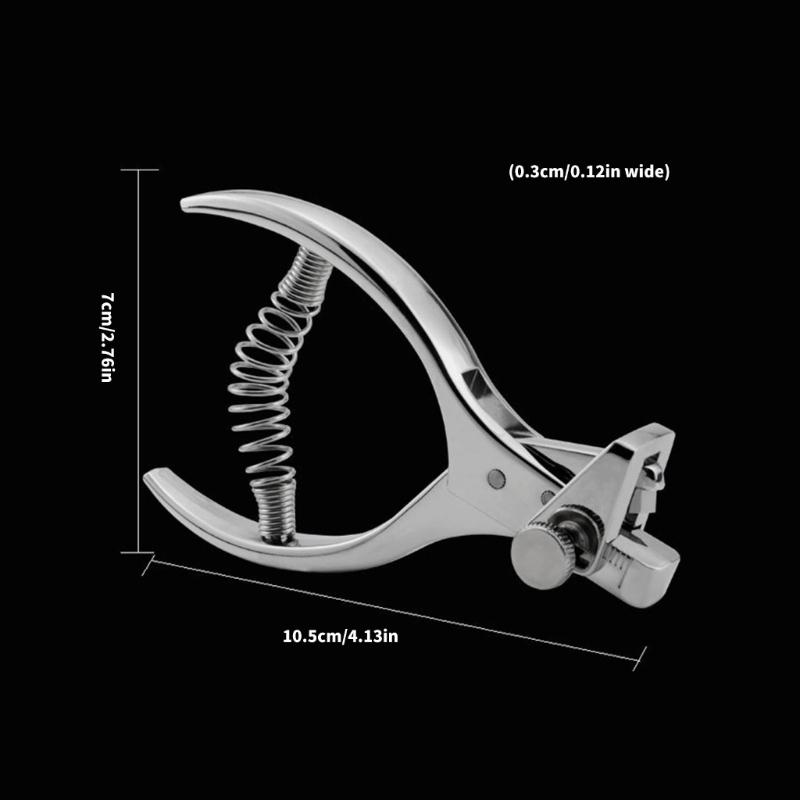 Металлические плоскогубцы-пробойник 3 мм Эргономичная рукоятка Сверхмощный инструмент для пробивания кожи