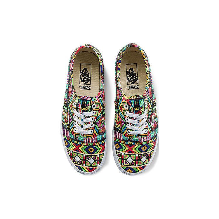 CLOTTEE x Vans Authentic Пиксельная Вселенная - Разноцветные Унисекс Кроссовки True-White VN000EE36GL