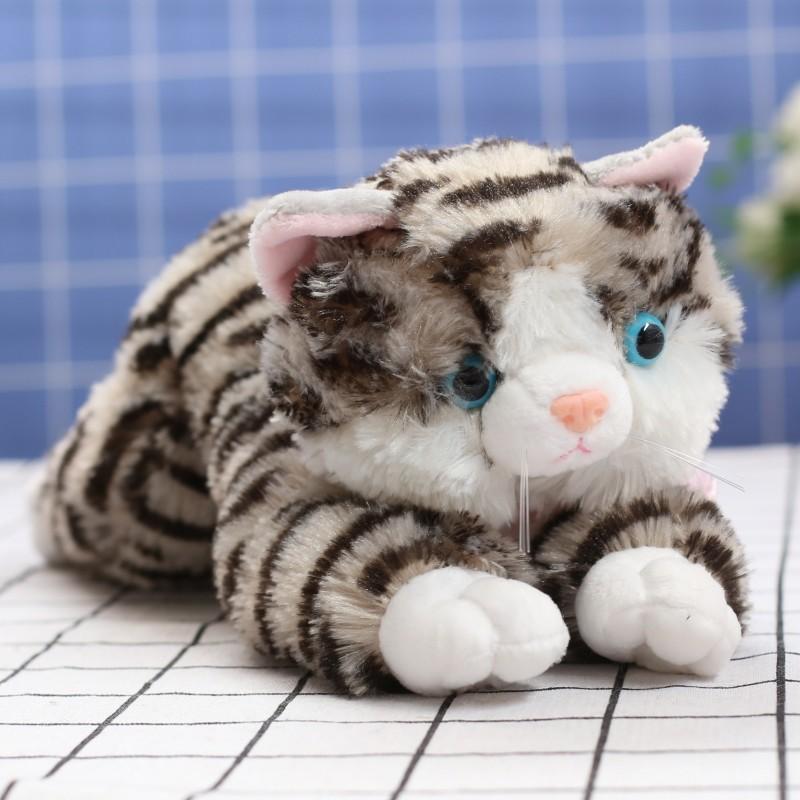 Имитация Кошки Плюшевые Игрушки Куклы, Поющие Вечеринка Котята Куклы, Детские Подарки на День Рождения, Спящие Куклы
