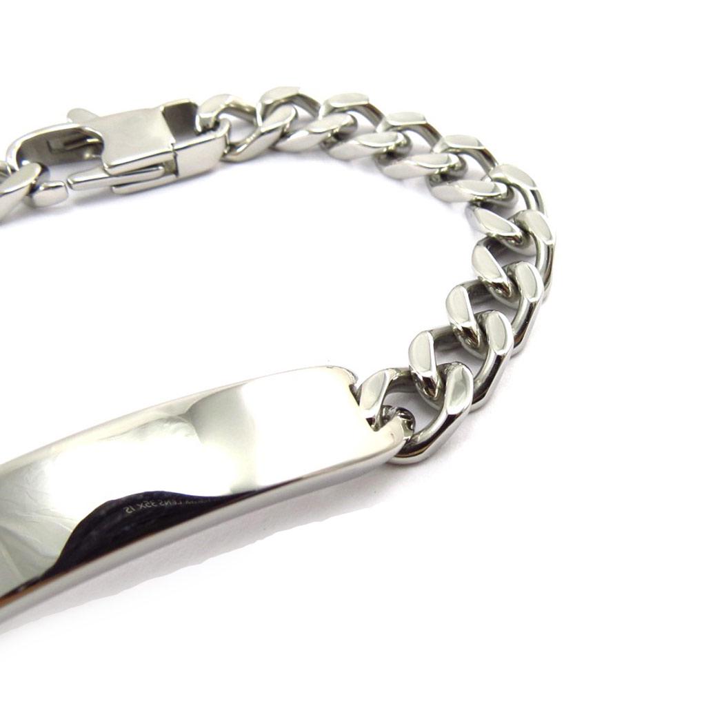 Les Trésors De Lily [K1019] - Стальная бордюрная цепочка Identity 21 см 8 мм