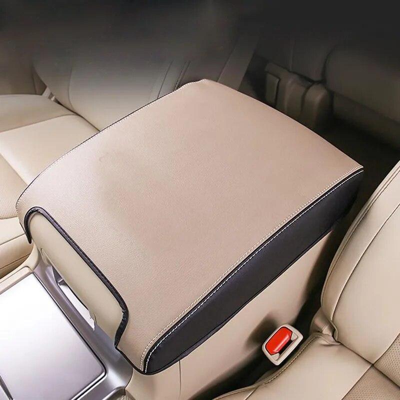 Для Toyota Land Cruiser 200 LC200 2008- прочный кожаный автомобильный подлокотник с центральной консолью, защитный чехол