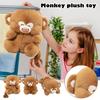 Cute Sitting Monkey Plush Toy To Coax Sleep Doll Soothing Doll Girl Gift