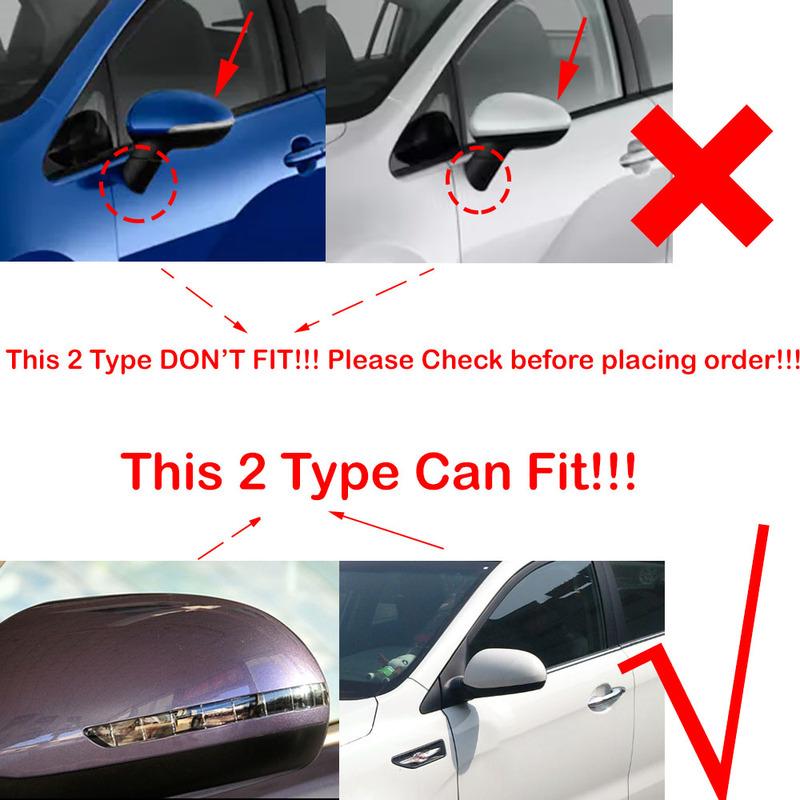 Для KIA K2 2011-2016 RIO 3 2011-2017 автомобильное боковое зеркало заднего вида, наклейка, крышка крыла, наружный дверной чехол, отделка из углеродного волокна