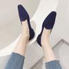Fashion 2024 Woman Shoes Flat New Fashion Summer Autumn Shallow  Flying Knitting Shoes Pointed Toe Flats Knit Shoes