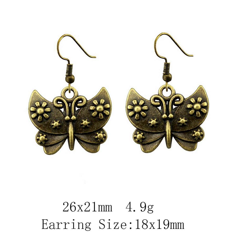 Выпускные серьги Ювелирные изделия Стрекоза Бабочка Серьги-подвески и висячие серьги Сувенирные серьги в стиле бохо