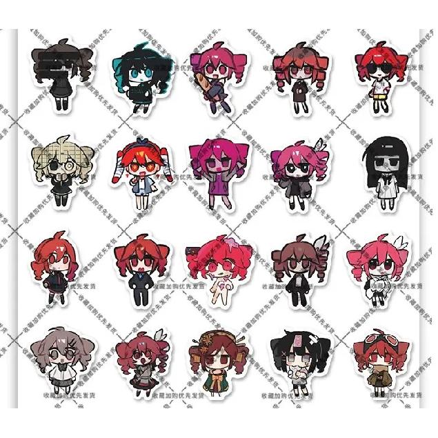 100PCS Kasane Teto Anime Stickers Cartoon Graffiti Decals Helmet Skateboard Laptop Motorcycle Sticker DIY Decoration Gift