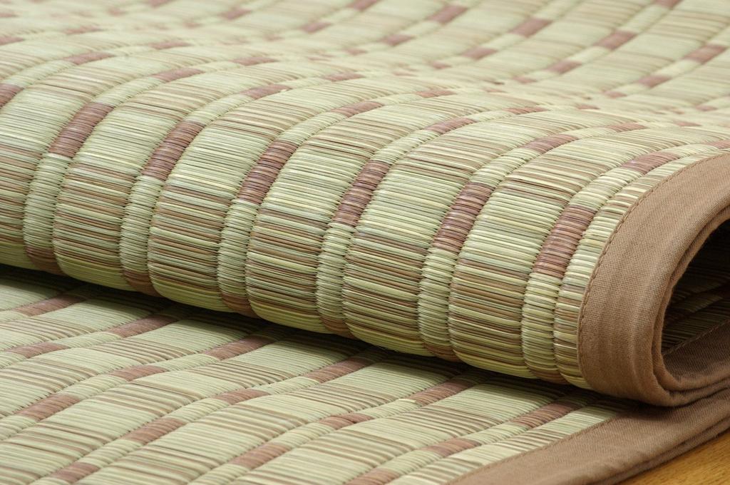IKEHIKO Igusa Rug, Okutango, Honma 3-tatami Size, Approx. 191 X 286 Cm, Beige, Made In Japan #4412913