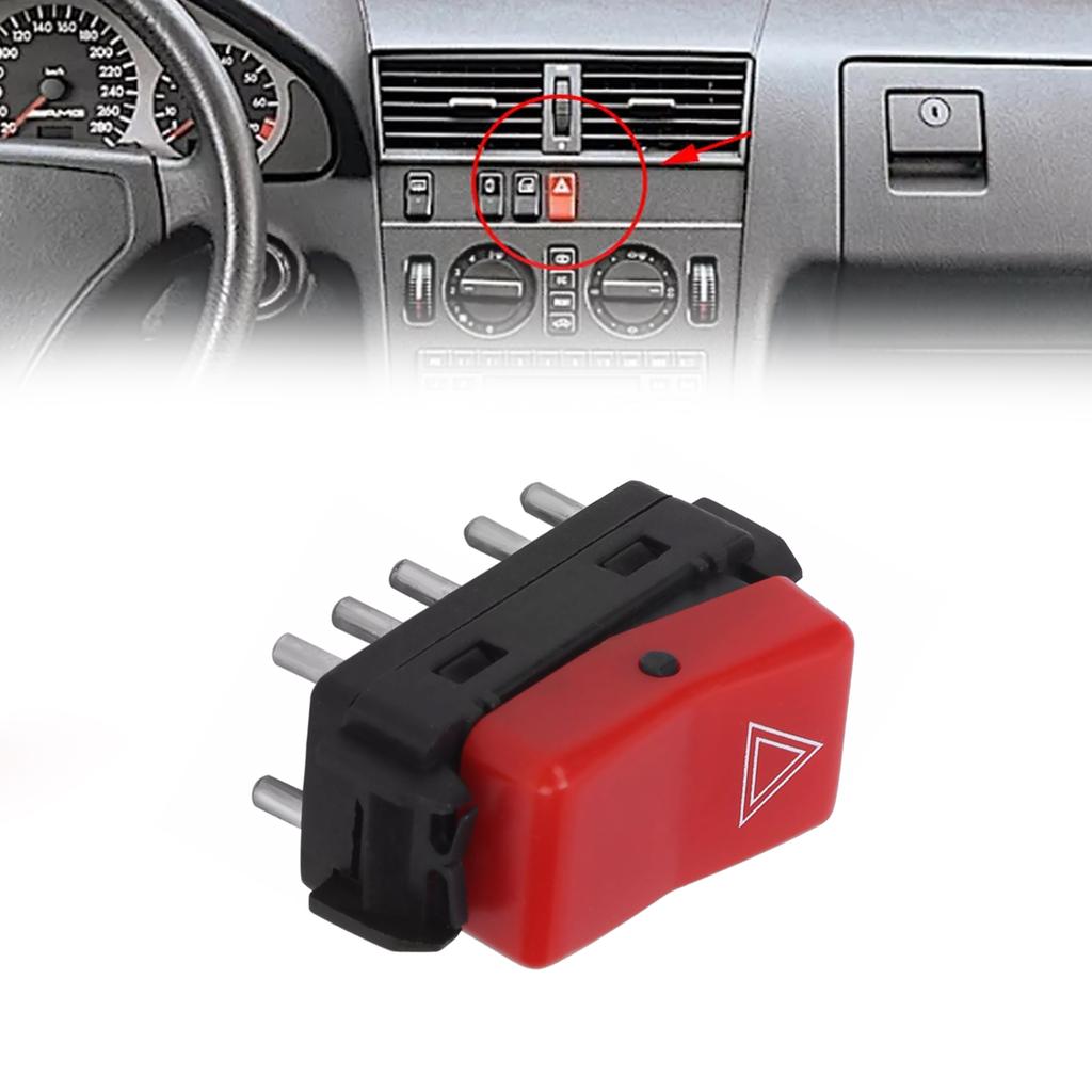 Color As Shown Flasher Switch Plastic Material Direct Replacement Fitment Type Direct Replacement Vehicle Safety