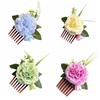 Bohemian Flower Hair Comb Hair Clip Wedding Bride Accessories  Water Splashing Festival