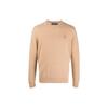 Polo FW21 Логотип Однотонный свитер с круглым вырезом Мужской свитер Хаки 710815034-002