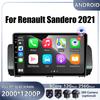9-дюймовая ОС Android для Renault Sandero 2021, автомобильное радио, стерео, мультимедиа, видео, GPS-навигатор, плеер, QLED-экран, BT 5.0