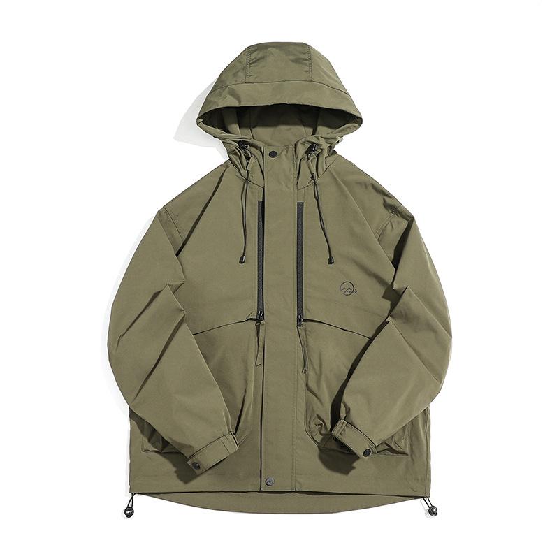 Американская уличная куртка с капюшоном мужская весенняя модная брендовая куртка большого размера в стиле ретро для мужчин свободная повседневная куртка