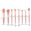 Makeup Brush Set 8-Piece Mini Travel Soft Makeup Brush Set Portable Eyeshadow Brush Foundation Eyelashes Concealer Blush