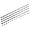 Set of 4 Stainless Steel Straws with Brush 24 Cm Bar Concept Ref. 54855