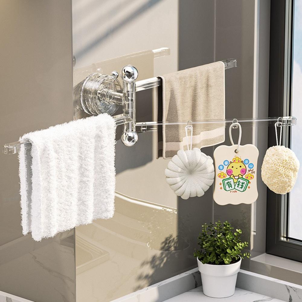 Многополюсная вешалка для полотенец для ванной комнаты, настенная вешалка для одежды, полка для хранения, вешалка для полотенец на присосках, тряпка