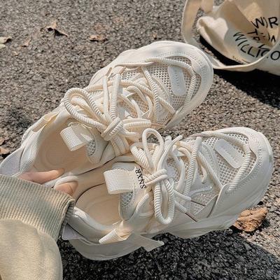 Сетчатые дышащие туфли для папы, женская весенне-летняя новая легкая спортивная обувь