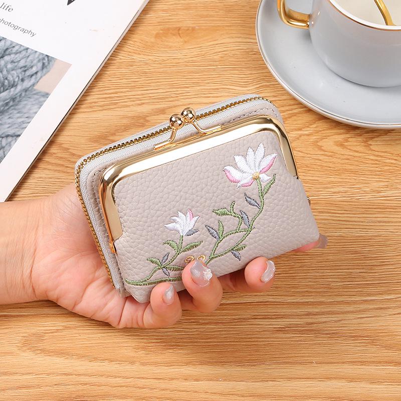 Trendy Mini Student Coin Purse: Stylish Small Wallet with Large Capacity Accordion Card Holder for Women