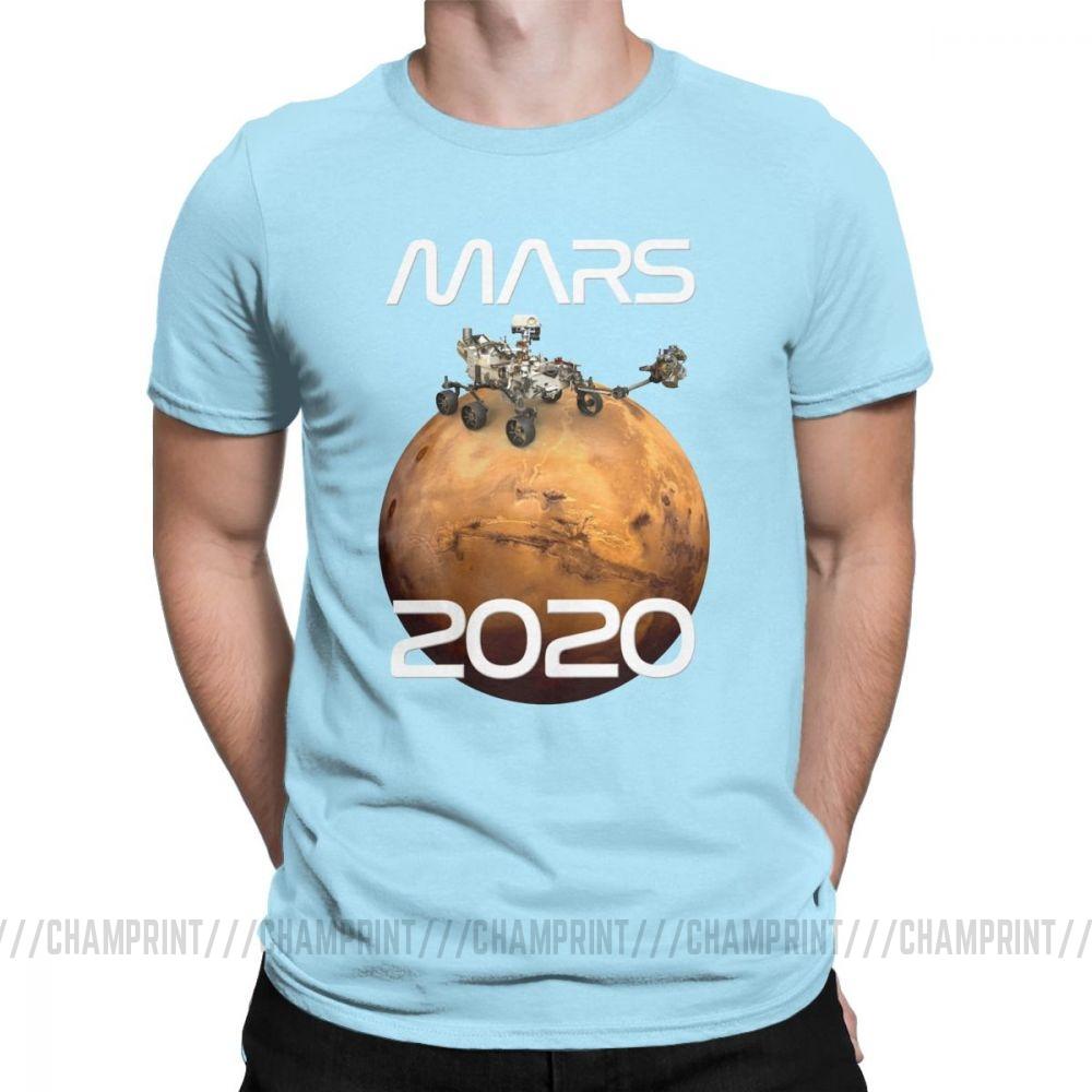 Rover Mission T Shirt For Men Space Explorers Occupy Short Sleeve Awesome Tees