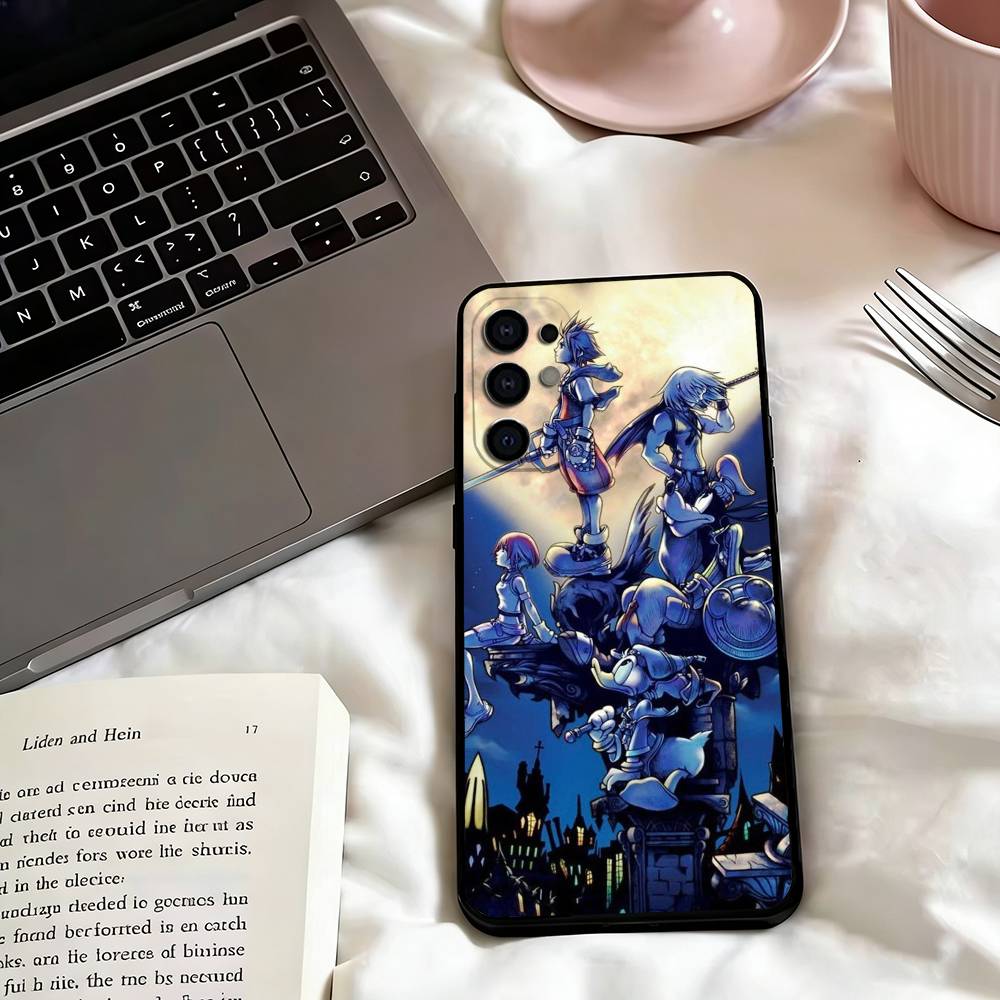 Чехол для телефона Kingdom Hearts H-Hearts S-Game для Samsung S25, S24, S21, S22, S23, S30, Ultra, S20, Plus, Fe, Мягкий силиконовый черный чехол