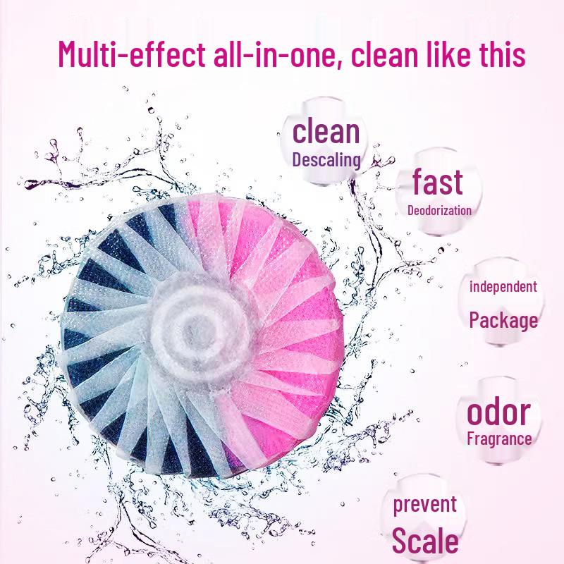 Двухдействующее средство для чистки унитаза - Синий Пузырь, Удаление пятен и накипи, Аромат розы