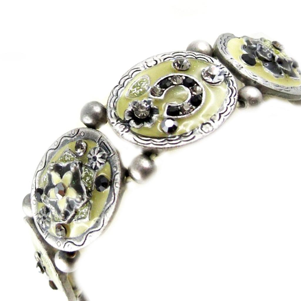 Les Trésors De Lily [E2579] — Серый дизайнерский браслет «Токио»