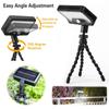 Solar Wall Light Solar Powered Flood Light Auto On/Off Motion Sensor Garden Light Outdoor Flexible Octopus Tripod Camping Light