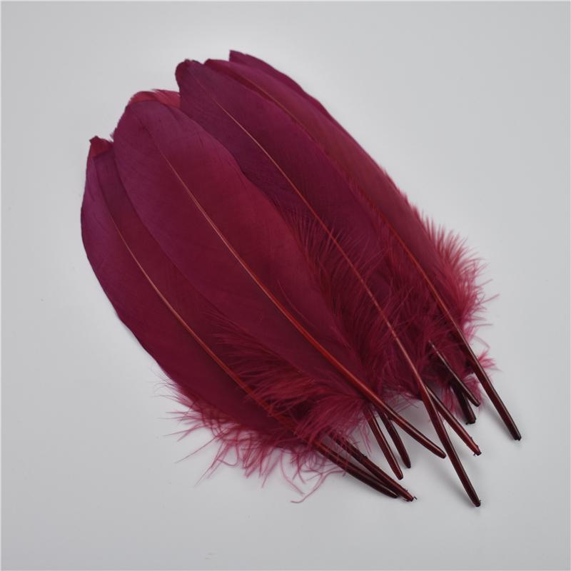 20Pcs Colorful Hard Stick Goose Feather 6-8inch/15-20cm Natural Swan Crafts Plumes Table Centerpieces Feathers for Decoration